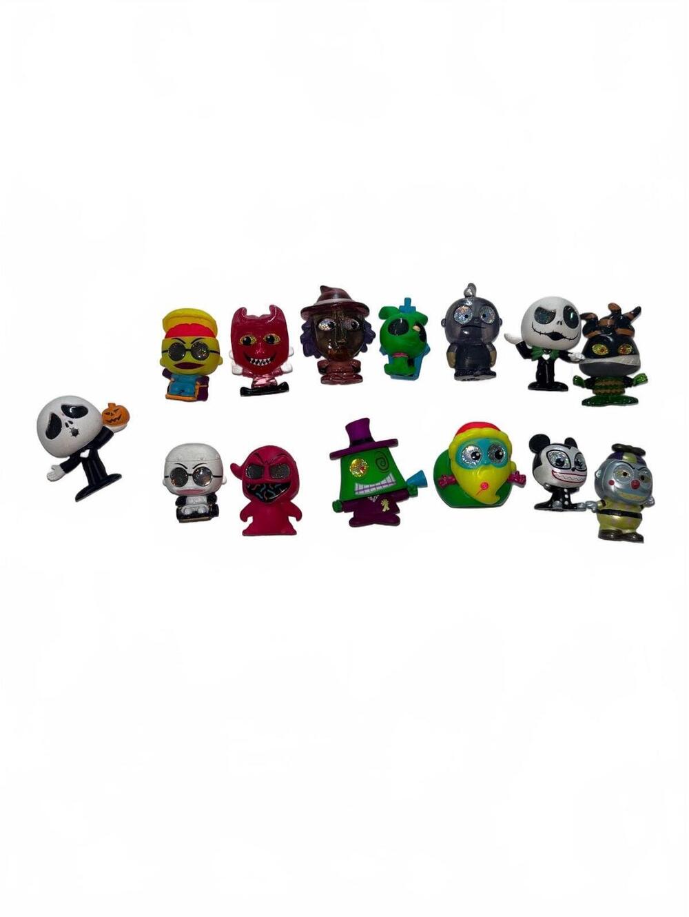 Set of 14 Nightmare before Christmas Doorables Collectible Miniature Character